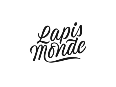 Lapis Monde branding lettering logo logotype logotype design logotypes typography
