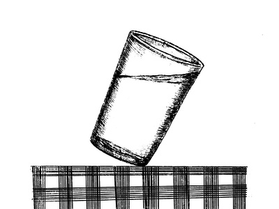 Variation dailychallenge dailydrawing dailynoundrawing drawing glass glassofwater illustration illustrator noun process table variation water