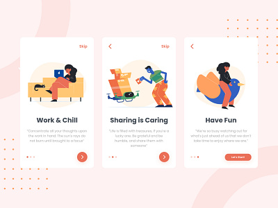 Onboarding Screen Mobile app design design app designs illustration illustrations minimal onboarding onboarding illustration onboarding screen onboarding screens onboarding ui screen splash screen ui uiux uxdesign