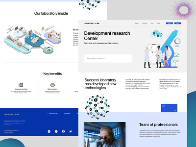 Success lab design ui ux website