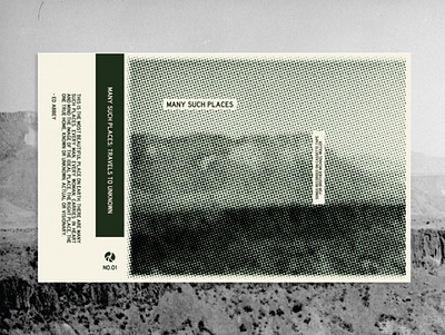 MANY SUCH PLACES: MIXTAPE branding cover art cover design design mixtape music art