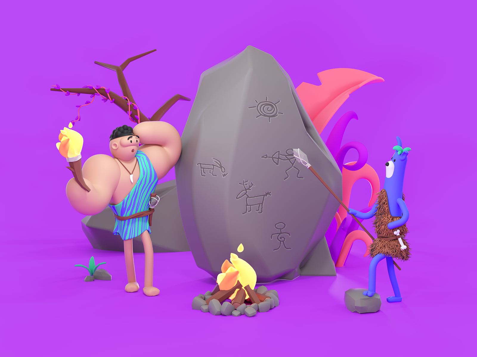 stone-age-by-romain-briaux-for-polywork-on-dribbble