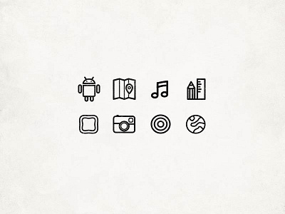 Icons design flat icon icons kit set web