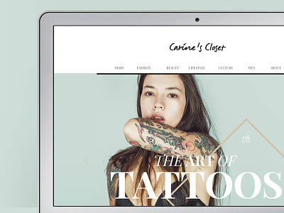 Carine's Closet - Fashion Blog blog fashion graphic design