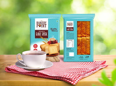 Bakery Point - Rusk Packaging Design branding brandingagency creative design food graphic design illustration packaging