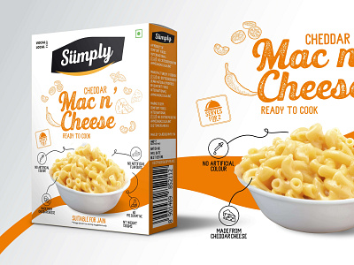 SIIMPLY - Mac N Cheese Packaging Design
