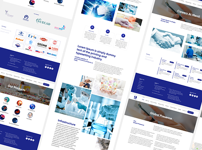 Pharma Manufacturing Website Design brandingagency creative creative agency design digital agency illustration uiux vector website design agency
