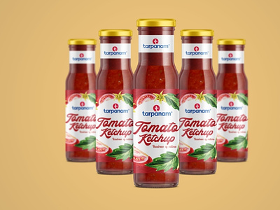 Tomato Ketchup Label Design branding brandingagency creative creative agency design design agency food illustration packaging