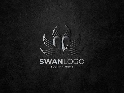 swanlogo animal branding design graphic design illustration logo vector