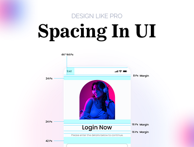 ui Spacing idea app design ui