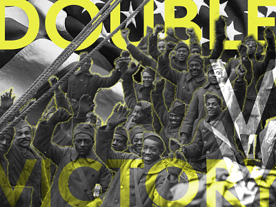The Double V Campaign advertising agency blackhistorymonth case study design doublevcampaign illustration