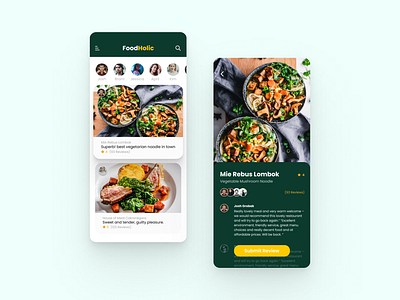 Food Reviewer App