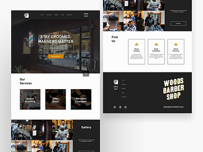 Woods Barbershop Homepage