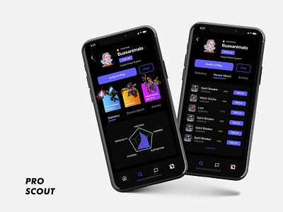 Pro Scout Gaming App + Mockup