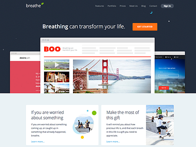 Breathe HTML Template breathe clean flat html responsive template ui wordpress theme