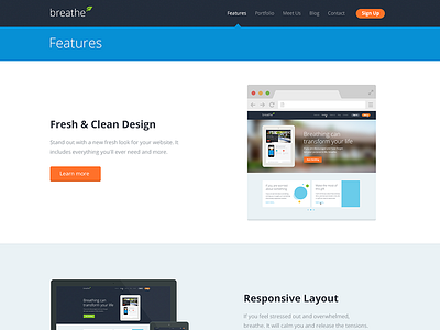 Features clean minimal template themeforest wordpress theme