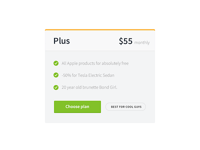 Pricing button plans price ui