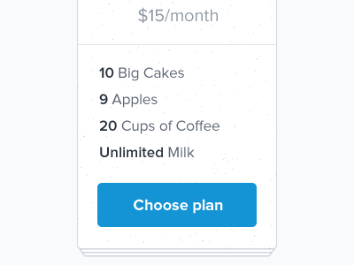 Plans & Pricing button plans and pricing planspricing ui element ui elements