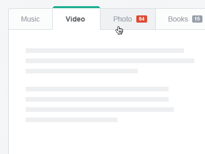 Tabs tabs ui design