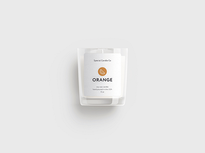 Special Candle Co Label Design candle label label design minimalistic package package design print print design typography