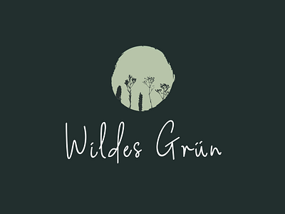 Wildes Grün Logo Design branding green identity logo logo design logotype natural vector