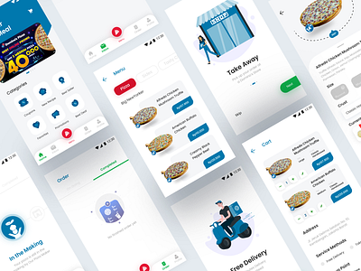 Domino's Pizza Indonesia App Redesign app redesign apps design design mobile app ui ux
