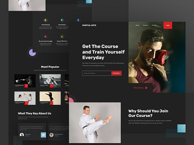 #Exploration - Landing Page Dark Theme