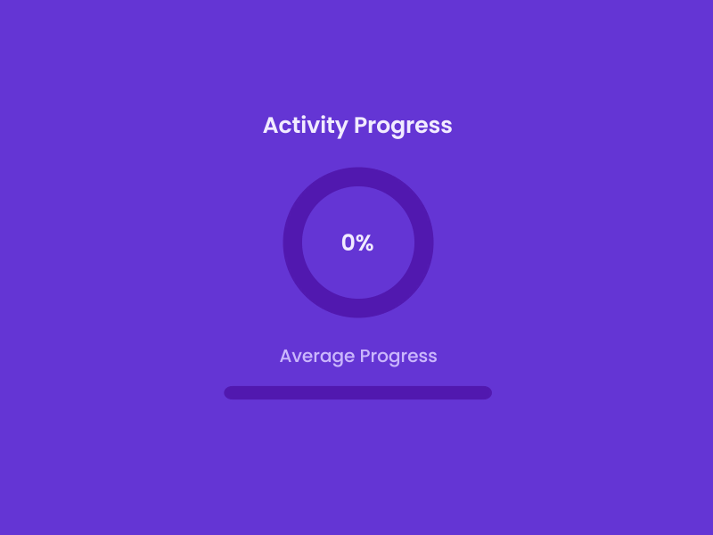 Activity Progress