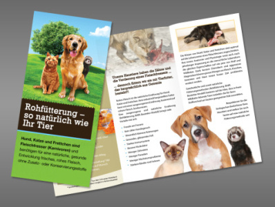 Natural pet foods leaflet