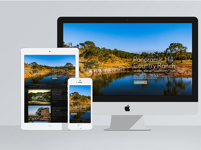 Land Sales Website Template Design farm graphic design land real estate responsive web design template design website design