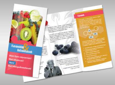 2-fold leaflet design for nutritional supplement