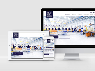 Web design for machinery manufacturer branding branding design creative direction design graphic design logo design moblie website responsive web design responsive website typography ui ui ux website design