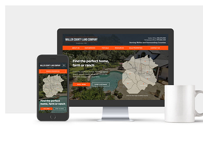 Land Company Responsive Design Showcase