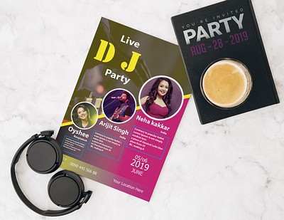 Party flyer design