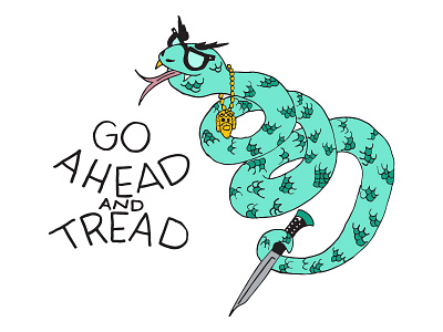 Go Ahead illustration snake
