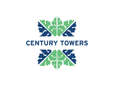 Century Towers apartment california logo oak