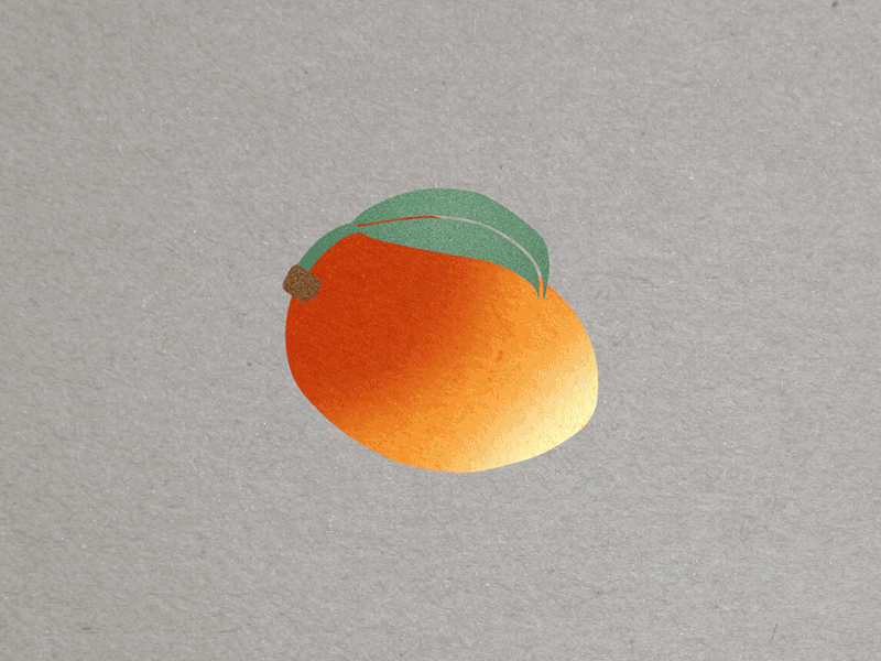 Fruit! construction paper cut paper fruit illustration texture