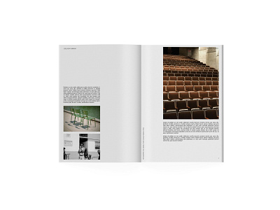 New Normal design graphic layout magazine minimal simple typography