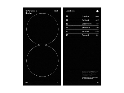 Inverted branding design graphic layout magazine minimal poster simple typography