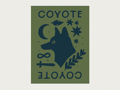 coyote poster animal poster coyote coyote design graphic design illustration illustration design poster poster design
