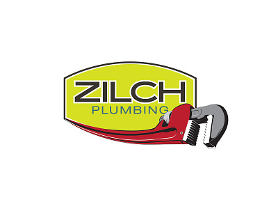 Zilch Plumbing Logo branding identity illustration logo vector