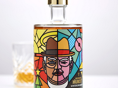 Reverend Hubert branding illustration packaging