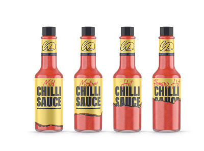 Charlie Nowlan Chilli Sauces branding chilli design food food and drink packaging