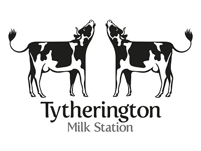 Tytherington Milk Station branding food and drink illustration logo packaging vector