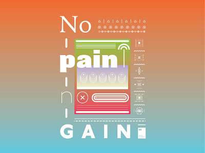 No Pain no Gain art artwork dailyposter inspiration minimalism motivation motivationalquote mug notebook poster posteraday posterdesign print printdesign prints quote quoteoftheday totebag tshirt wallpaper