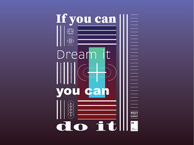 If you can dream it you can do it art artwork dailyposter inspiration minimalism motivation motivationalquote mug notebook poster posteraday posterdesign print printdesign prints quote quoteoftheday totebag tshirt wallpaper