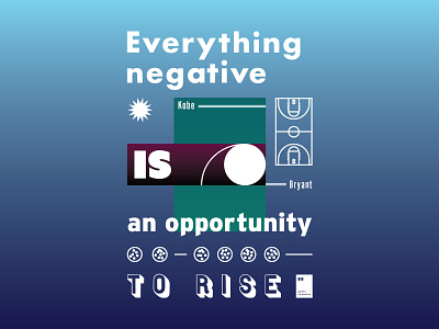 Everything negative is an opportunity to rise art artwork dailyposter inspiration minimalism motivation motivationalquote mug notebook poster posteraday posterdesign print printdesign prints quote quoteoftheday totebag tshirt wallpaper