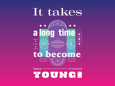 It takes a long time to become young