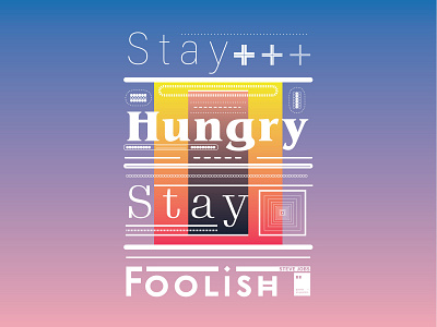 Stay Hungry. Stay Foolish