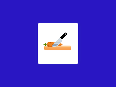 METRO app preloader - chopping carrot animation carrot chopping loader metro market preloader spinner